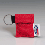 Resusitation - Keyring Resus. Mask Red Latex Free