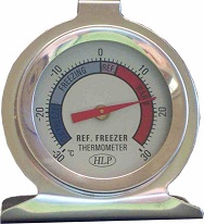 Thermom. Fridge / Freezer S/Steel Shelf -30C to 30C CaterChef