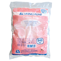 Cotton Balls Livingstone Pack of 240