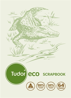 Tudor Scrap Book Eco 64 Page Crocodile
