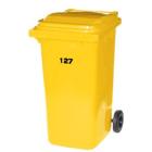 Wheelie Bin Heavy Duty 240L Yellow