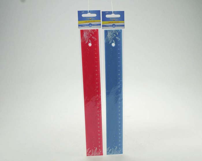 Ruler DuraMax Plastic 30cm Blue