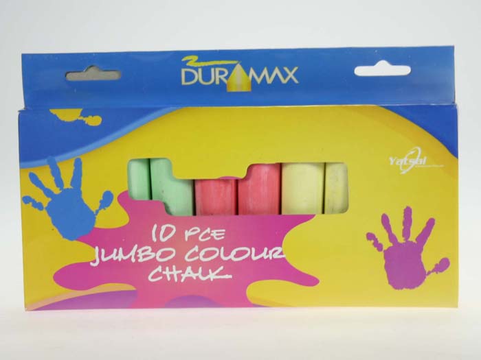 Sidewalk Chalk 5 Colours Pack of 10